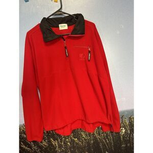 Pearl‎ Izumi Elite Technical Wear Cycling Jacket L Softshell Fleece  1/4  Zip